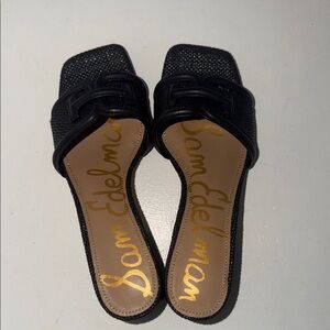 Sam Edelman Black Slide Sandals